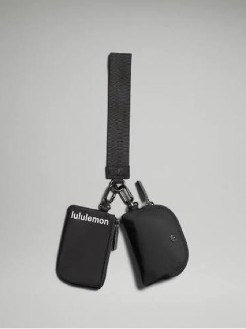 lululemon Dual Pouch Wristlet in Black